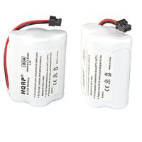 HQRP 2-Pack Battery for Uniden Bearcat SPORTCAT BP180 BP-250 BP250 BBTY0356001 BP-180 Replacement Plus HQRP Coaster