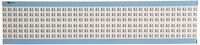 Brady WM-61-PK Repositionable Vinyl Cloth (B-500), Black on White, Solid Numbers Wire Marker Card (25 Cards)