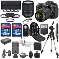 Nikon D7200 24.2MP CMOS Digital SLR Camera with AF-S DX NIKKOR 18-140mm f/3.5-5.6G ED VR Lens Total of 48 GB SDHC Class10 & 4Pc. Macro Close-up Filter Set + Complete Deluxe Accessory Kit