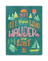 Studio Oh! Hardcover Medium Deconstructed Journal Available in 10 Designs, Not All Those Who Wander