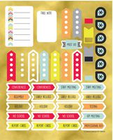 Carson Dellosa Aim High Planner Accents Sticker Pack (168265)