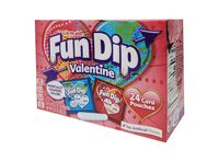 Wonka Fun Dip Valentine Card & Candy Kit 24 Count