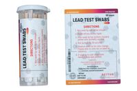 Scitus 2 Pack Lead Test Kit with 60 Testing Swabs Rapid Test Results in 30 Seconds Just Dip in White Vinegar to Use Lead Testing Kits for Home Use Reagent Lead Check Suitable for All Painted Surfaces