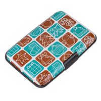 Elfish Mini RFID Aluminum Wallet Credit Cards Holder Metal ID Case for Men Women (Color 21)