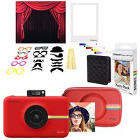 Polaroid Snap Touch Instant Digital Camera (Red) Photo Booth Kit