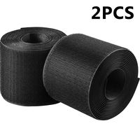 2 Packs Black Cable Grip Strip Carpet/Floor Cord Cover Cable Protector Cable Management,Protect Cords and Prevent a Trip Hazard,3"Width x 10'Length