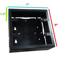 1125 Series Raceway Accessory Double Junction Box (Black)