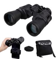 8X42 Binoculars with Phone Adapter for Adult, Waterproof Fogproof Compact HD Binoculars Telescope for Bird Watching, Concerts, Sports Games, Travelling, Hunting, Outdoor Activities