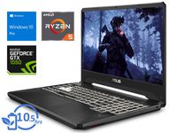 ASUS FX505DD Laptop, 15.6" FHD Display, AMD Ryzen 5 3550H Upto 3.7GHz, 16GB RAM, 512GB NVMe SSD + 1TB HDD, NVIDIA GeForce GTX 1050, HDMI, Wi-Fi, Bluetooth, Windows 10 Pro