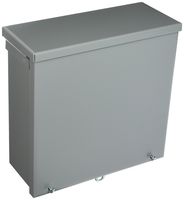 Hoffman A10R104 NEMA 3R Enclosure, Screw Cover, Galvanized, Paint Finish, 10" x 10" x 4"
