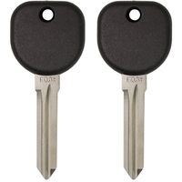 Keyless2Go New Uncut Replacement Transponder Ignition Car Key B115 (2 Pack)