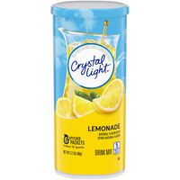 Crystal Light Lemonade Powdered Drink Mix, Caffeine Free, 3.2 oz Can (Pack of 12)