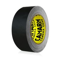 Camarm Gaffer Tape 40 Yards x 2 Inch for Filmmakers (Black Matte)
