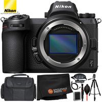 Nikon Z7 Mirrorless Digital Camera (Body Only) W/ 8 PC Bundle+Memory Card Wallet+Medium Carrying Case+75" Full-Size Tripod+Mini HDMI to Full HDMI Cable and More