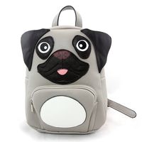 Sleepyville Critters - Mini Pug Backpack in Vinyl Material