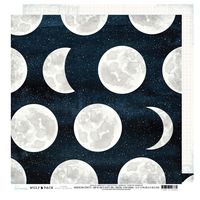 Heidi Swapp 314686 Pattern Paper Wolf Pack-12 x 12-Over The Moon, Multi