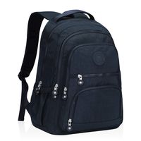 Hynes Eagle School Backpack Student Casual Daypack Laptop Backpack Fits 15.6 inches Navy Blue