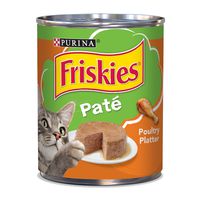 Purina Friskies Pate Wet Cat Food, Poultry Platter - (12) 13 oz. Cans