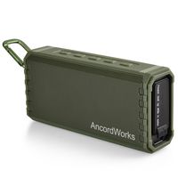 AncordWorks Portable Bluetooth Speaker Hi-Fi Sound Bass Enhance 20 Wattage IPX7 Water Resistant Floating Shelf Twenty Four Hour Playtime Perfect Wireless Speaker for Home Outdoors Travel