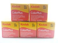 4 Rolls Of Kodak colorplus 200 asa 24 exposure