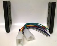 Double din car Radio Installation Package for Replacing a Standard Radio in a Toyota Tundra (2003-2006) and Sequoia (2003-2007)