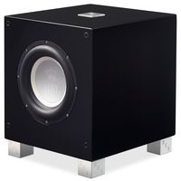 REL Acoustics T/7i Subwoofer, 8 inch Front-Firing Driver, Arrow Wireless Port, High Gloss Black