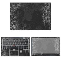 Decalrus - Protective Decal Skin Sticker for Lenovo ThinkPad X1 Carbon (5th Gen.) (14" Screen) case Cover wrap LEtnkpadX1carbon5-169