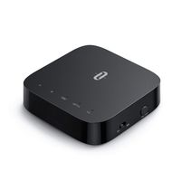 Bluetooth Transmitter Receiver with Indicator, Wireless Audio Adapter for AUX/RCA/Optical Devices