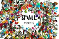 TomToy Small Mixed I Spy trinkets for DIY I spy Bag/ I spy Bottle, Children Crafts, 1-3cm, Set 50 trinkets