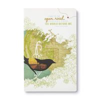 Write Now Journal by Compendium: "I take to the open road  healthy  free  the world before me." - Softcover with periodic typeset quotations, 128 lined pages