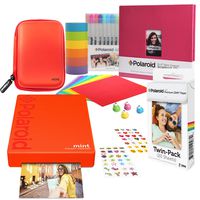 Polaroid Mint Pocket Printer (Red) Scrapbook Kit with Eva Case