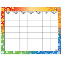 Trend Large Wipe-Off Blank Calendar Chart (TEPT1170)