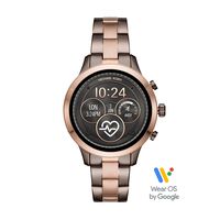 Michael Kors Women's Access Runway Stainless Steel Plated touchscreen Watch Strap, GoldToned, 18 (Model: MKT5047)