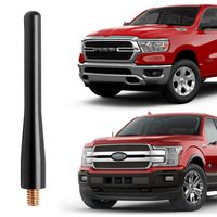 3.2" 100% Copper Radio Antenna Stubby For 1997-2019 Ford F150 F250 F350 Super Duty, Raptor & 1994-2019 Dodge RAM Truck - FIT OEM AL8Z18813A 56043311AC AL3T-18A984-B