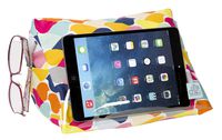 C.R. Gibson Iota Tablet Lap Pillow Stand With Side Pocket To Hold Your Phone - Flock of Color