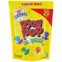 Ring Pop Individually Wrapped Variety Party Pack - 20 Count Candy Lollipop Suckers w/ Assorted Flavors-Easter Gift Basket Stuffers
