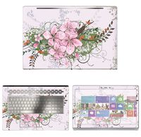 Decalrus - Protective Decal Floral Skin Sticker for HP Envy 17M AE011DX (17.3" Screen) case Cover wrap HPenvy17_ae011dx-183