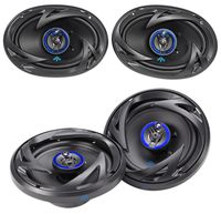 (2) Autotek ATS693 6x9" 800 Watt Car Speakers+(2) ATS653 6.5" 600 Watt Speakers