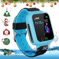 GPS Children's Watches Phone, Sports Smart Watches for 4-15y Boys and Girls, HD Touch Screen Smartwatch Phone Real-time Positioning with Call Remote Camera SOS Alarm Voice Messages for Students