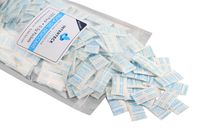 INTERTECK PACKAGING 0.5 Gram Silica Gel Packets - Rechargeable Desiccant Packets and Dehumidifiers (Non-Indicating, Tyvek 250 Pack)