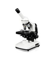 Vision Scientific VME0015-CXM-100-LD Monocular Compound Microscope, 10x WF Eyepiece, 40x-1000x Magnification, LED Illumination, 1.25 NA Abbe Condenser, Coaxial Coarse & Fine Focus, Mechanical Stage