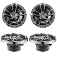 4 x Infinity 622m 2-Way 6-1/2" 6.5" 225 Watt Marine Boat Coaxial Speaker (2 Pairs - Bulk Packaging)