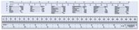 Westcott Metric/Inch Ruler, 30cm, 12", Opaque (M-109)