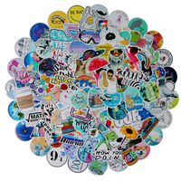 103PCS Network Popular Stickers Water Bottle Skateboard Motorcycle Phone Bicycle Luggage Guitar Bike Sticker Decal (103PCS Network Popular)