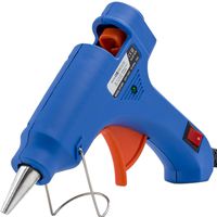 MYFOXI Hot Glue Gun Kit with 25 Refill Sticks - 20W High Temp Gluing Pen for Crafts, Jewelry Making, Wood Art, Fabric - Small Mini Glue Gun Safe for Kids - On Off Safety Switch, Stand, No Drip Tip