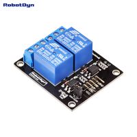 RobotDyn - Relay Module 2 Channels, Operation 3.3V/5V. VC - 10A 110VAC/250VAC/60VDC for Arduino Relay, arduino Relay 2 Channels, arduino Relay Module high Current
