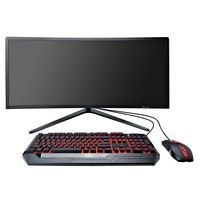 Eluktronics 34 Curved All-in-One Gaming Desktop (Liquid Cooled Intel Core i7-7700K CPU, Z270 Mobo, 34" WQHD LED (3440x1440), 8GB GDDR5X NVIDIA GTX 1080, Win 10 Home, 256GB PCIe + 1TB HDD, 32GB RAM)