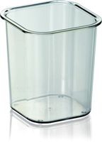 Officemate Replacement containers for OIC28003 - BreakCentral Rotary Condiment and Cutlery Organizer. Comes a a Pack of 2. Clear (28020)