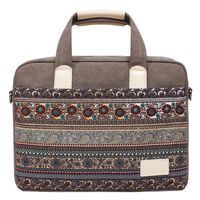 Z•G Laptop Messenger Bag 15 Inch Laptop Briefcase (Grey)