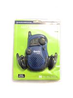 Lenoxx Sound PR-35M AM/FM Sports Radio with Speaker & Headphones